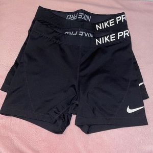 Nike Pro 3 inch inseam booty shorts